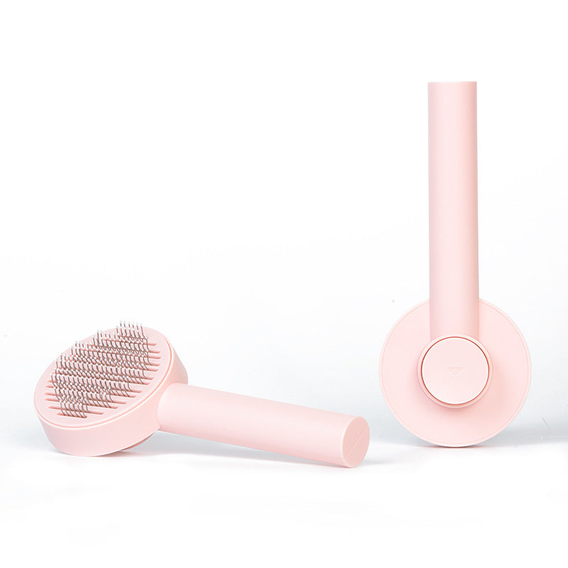 Self-Cleaning Pet Grooming Brush – Dog & Cat Hair Remover Comb with Massage Needles