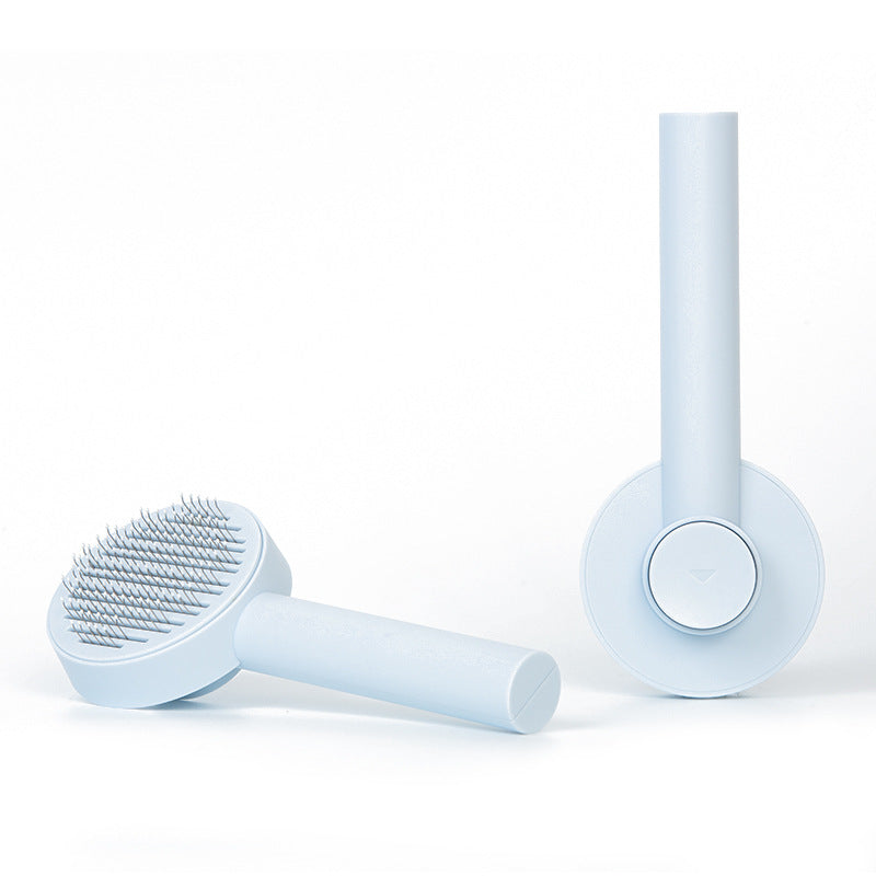 Self-Cleaning Pet Grooming Brush – Dog & Cat Hair Remover Comb with Massage Needles